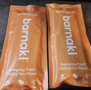 Barnakl Ceiling Fan Filters - 2 Packs of 5
